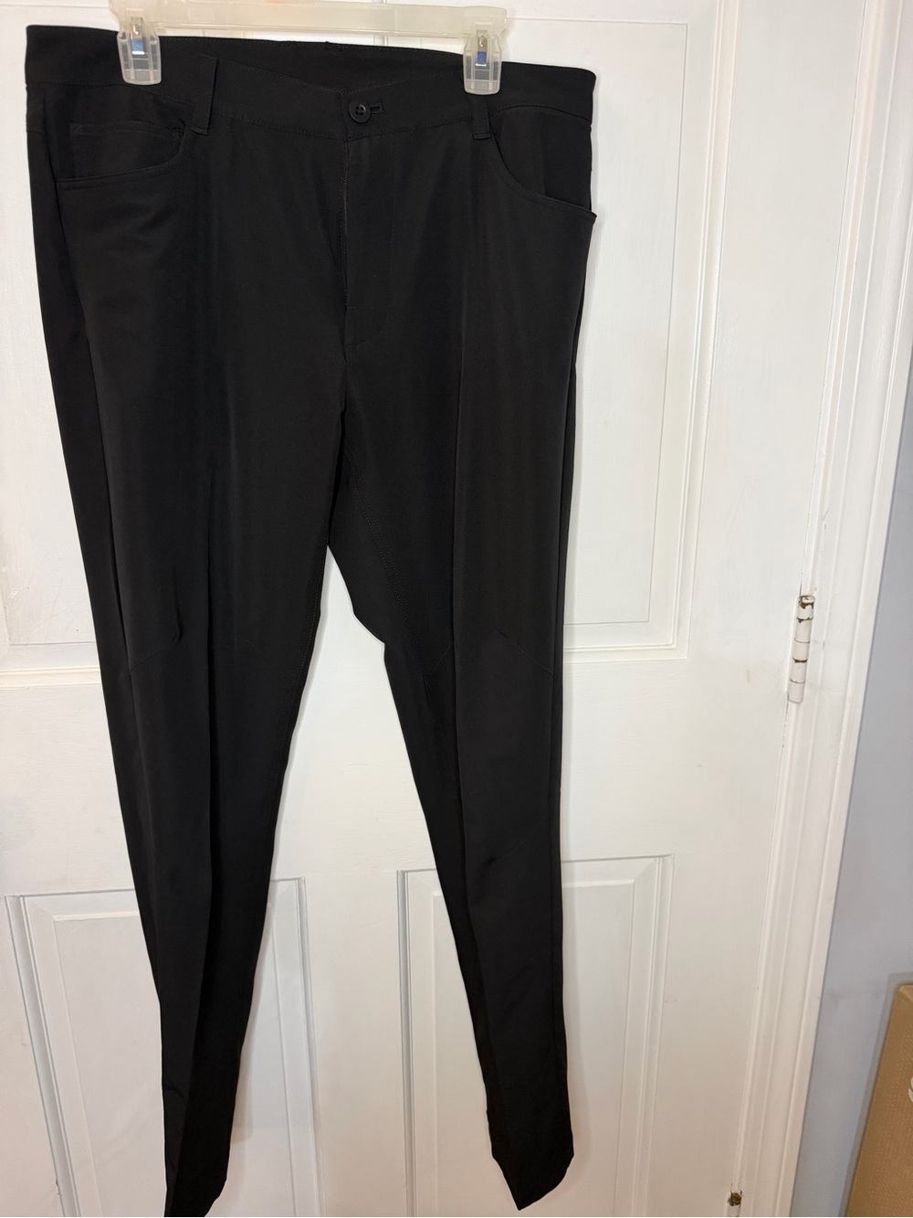 IZOD Golf Z-Series Men’s Black Flat Front Tapered Stretch Pants 34x32 45PF012
